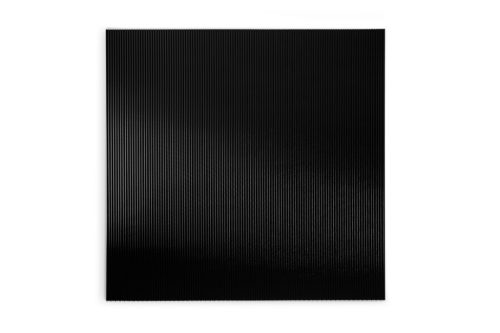 JP Decor waved wall panel – METALLIC PIANO BLACK – 20 X 20 CM SAMPLE