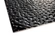 JP Decor waved wall panel – METALLIC PIANO BLACK – 20 X 20 CM SAMPLE